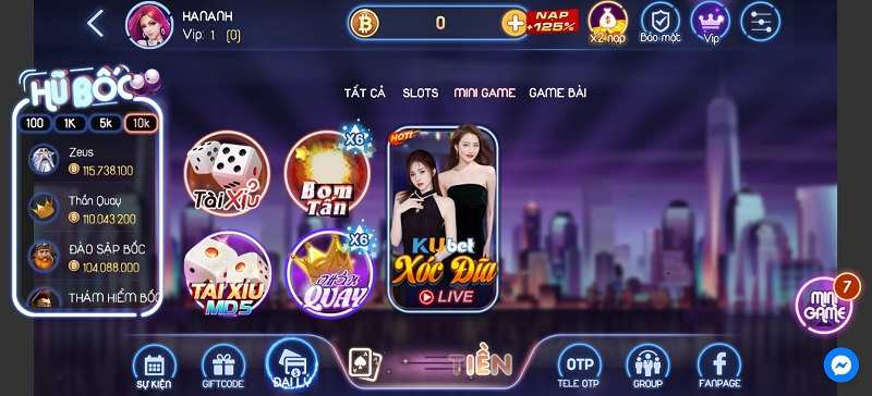 Mini game đỉnh cao của cổng game