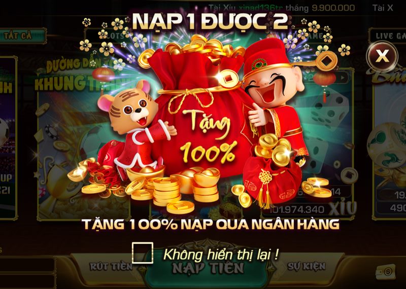 Nạp 1 được 2 - Quà tân thủ siêu hời