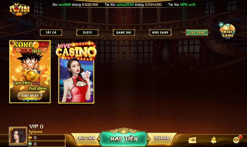 Casino live chân thật và cuốn hút