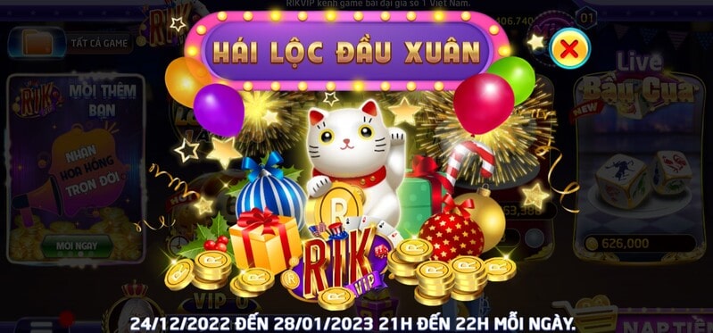 Cổng game Rikvip ưu đãi cực mạnh