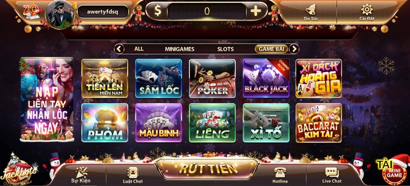 Game bài đa dạng, hấp dẫn chỉ có tại Zowin