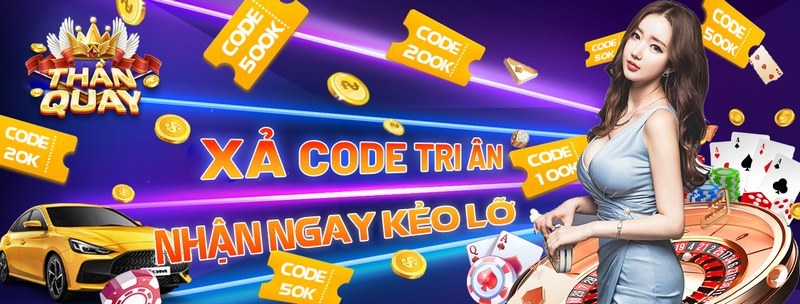 Thần quay tặng giftcode thường xuyên trên fanpage của cổng game