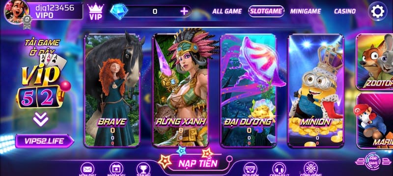 Hệ thống đầu tư nhằm đem đến những trải nghiệm khi chơi game slot 