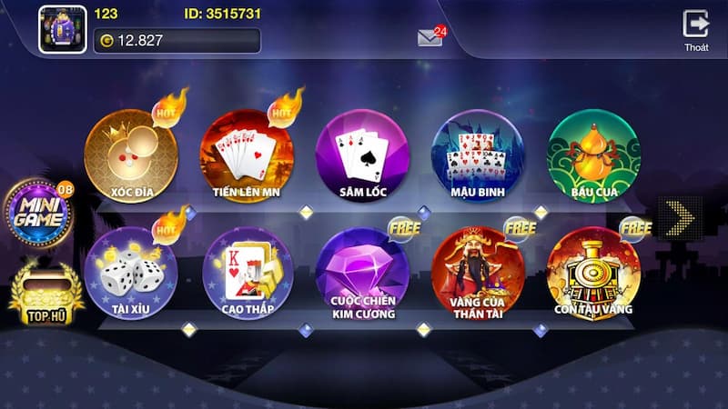 Game bài hấp dẫn tại cổng game