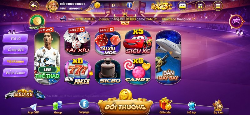 Mini game được ví như một sàn casino thực thụ