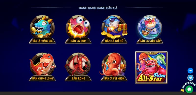 Game bắn cá tại Saba68 vô cùng đa dạng