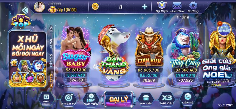 Game nổ hũ thưởng lớn 