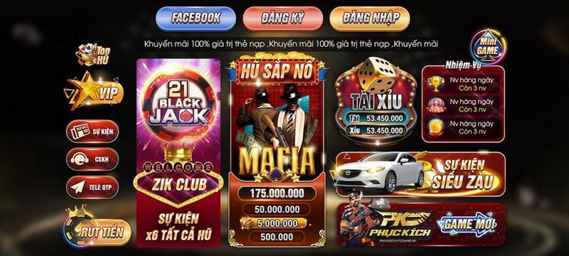 Game bài trực tuyến sôi động cùng Zik Club