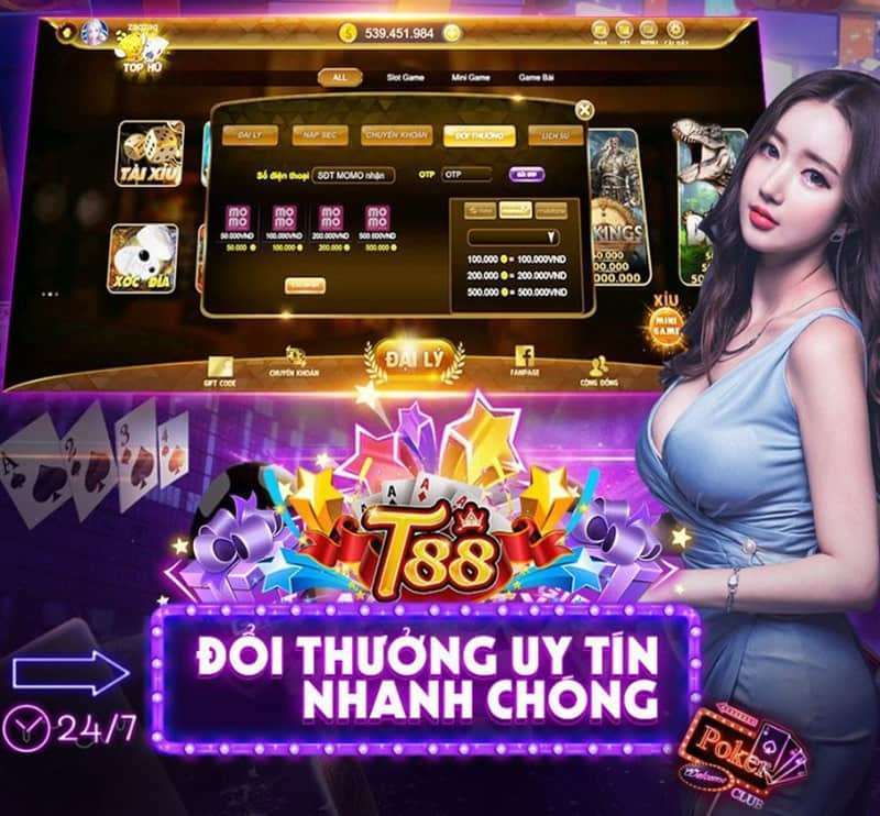 t88 cổng game mang đến cho người chơi nhiều trải nghiệm thú vị