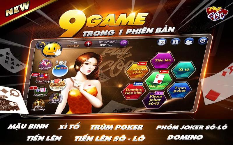 play cốc có kho game chất lượng