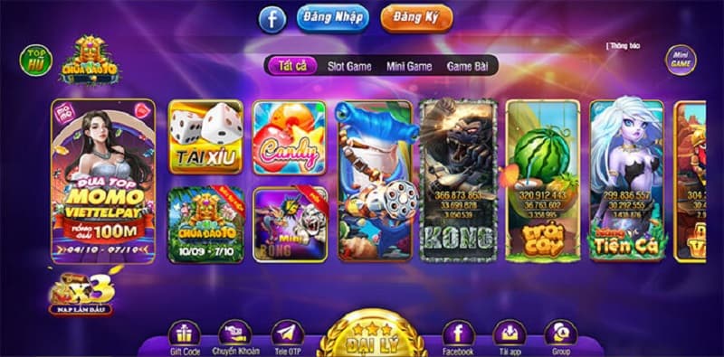 game bài đa dạng