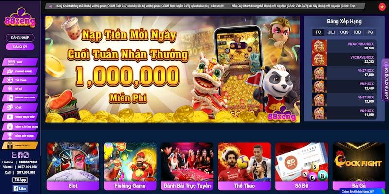 Một số ưu điểm nổi bật của cổng game 88xeng