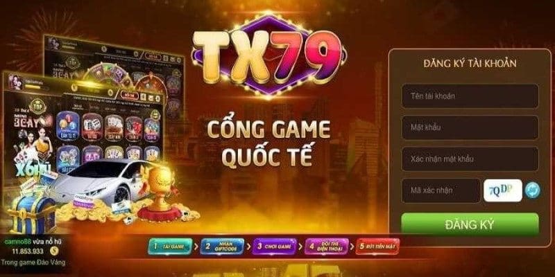 Cách đăng ký tài khoản game TX79 club