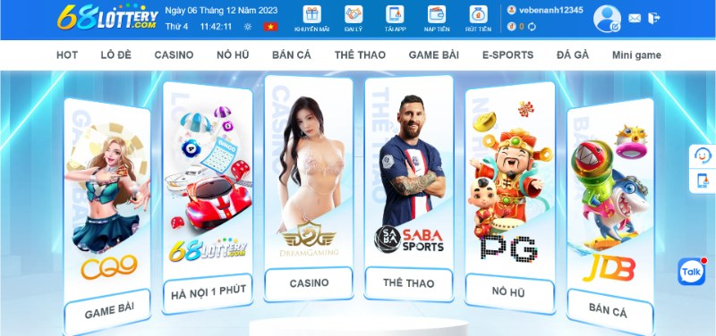 Thông tin tổng quan về siêu nhà cái 68Lottery